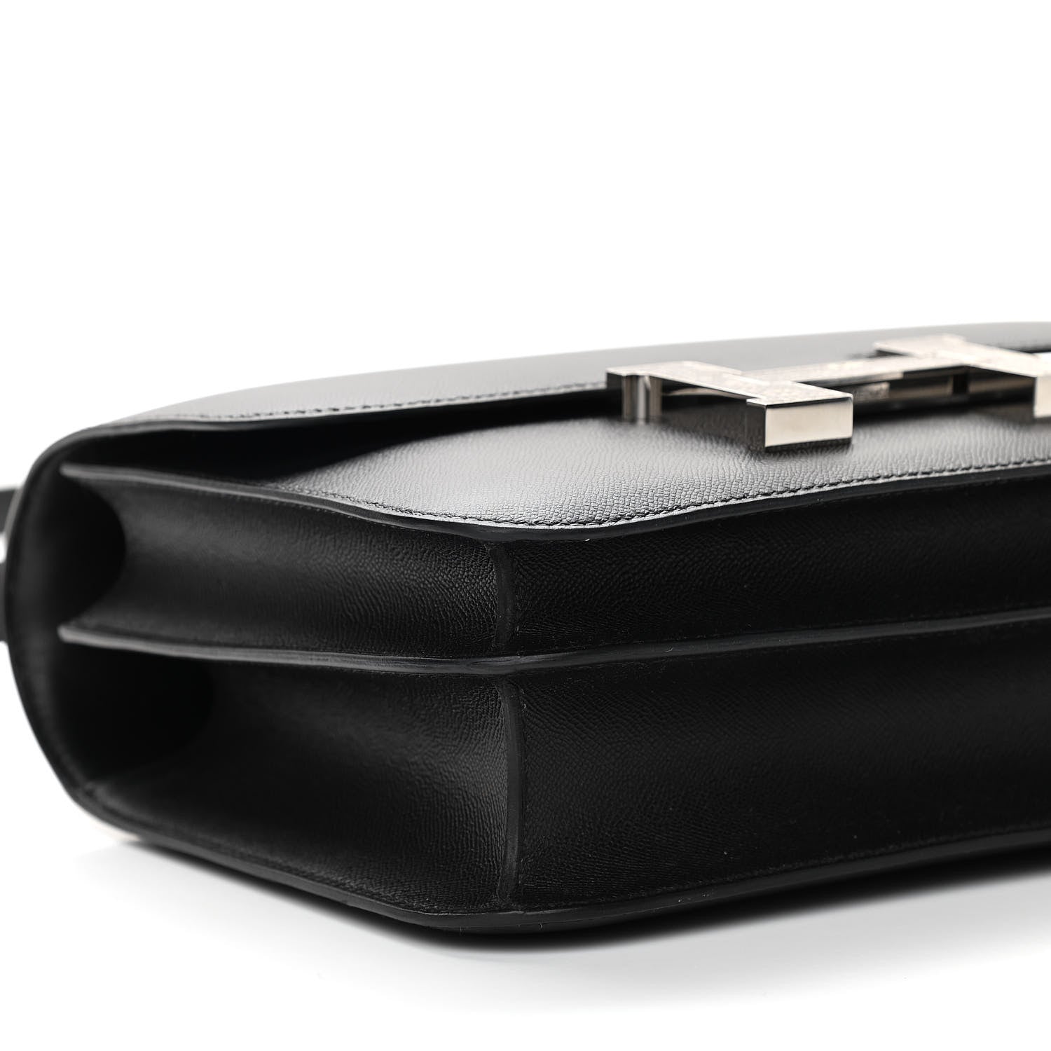 Hermes Grained Monsieur Lizard Constance 24 Black Ombre 9 of 12