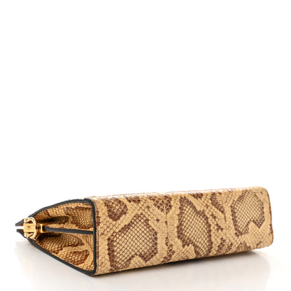 Gucci Raffia Elaphe GG Small Ophidia Chain Shoulder Bag Natural Cream Brown 4 of 10