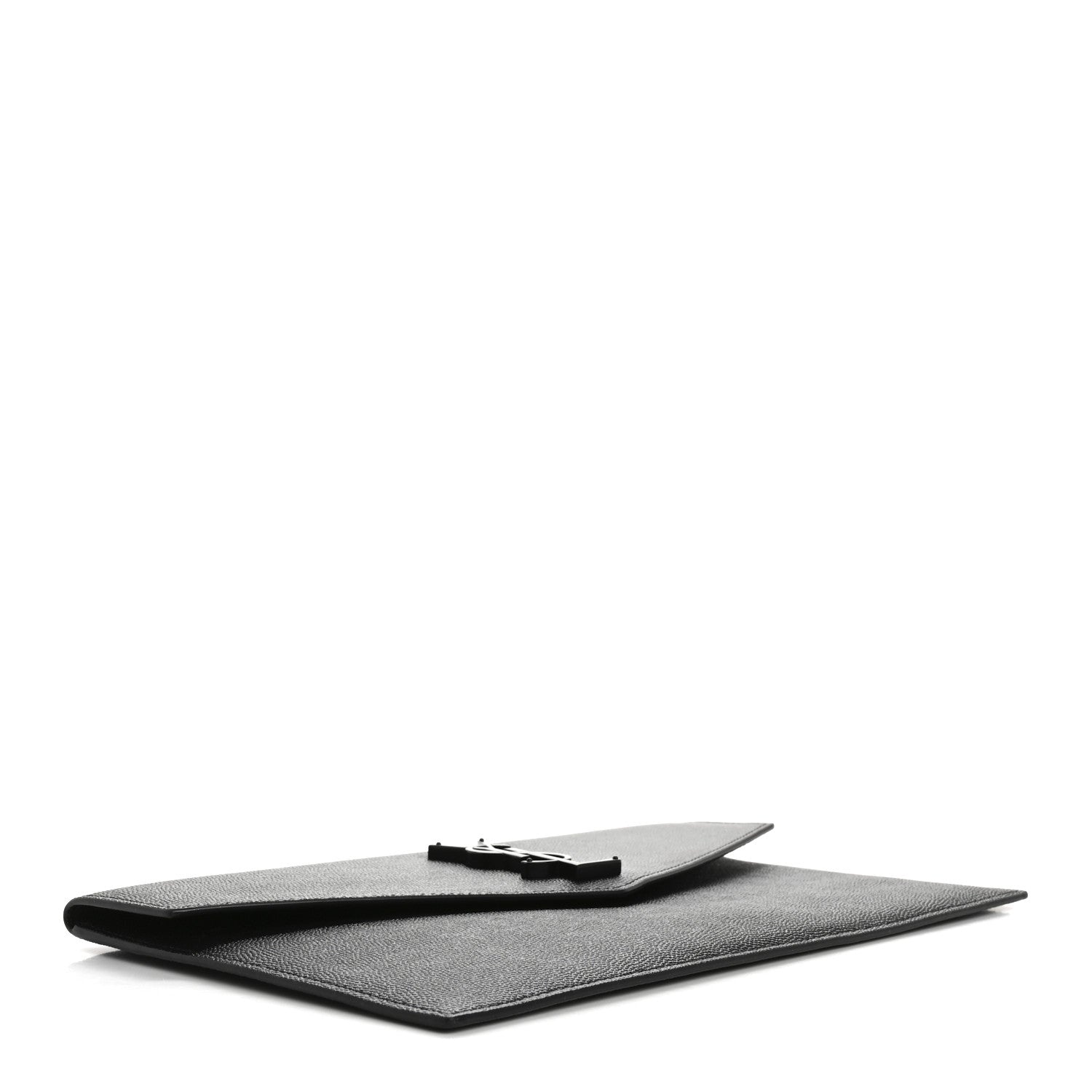 Saint Laurent Grain De Poudre Uptown Pouch Black 4 of 9