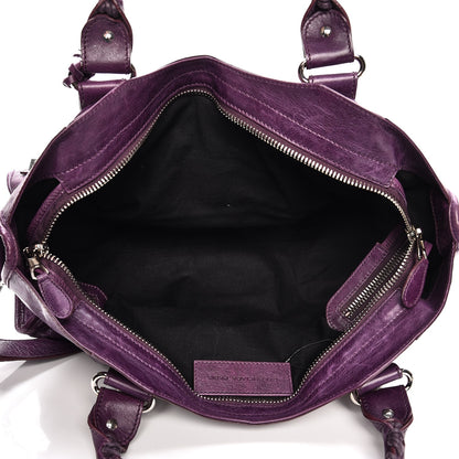 Balenciaga Agneau Giant 21 Silver Hardware Part Time Raisin 6 of 12