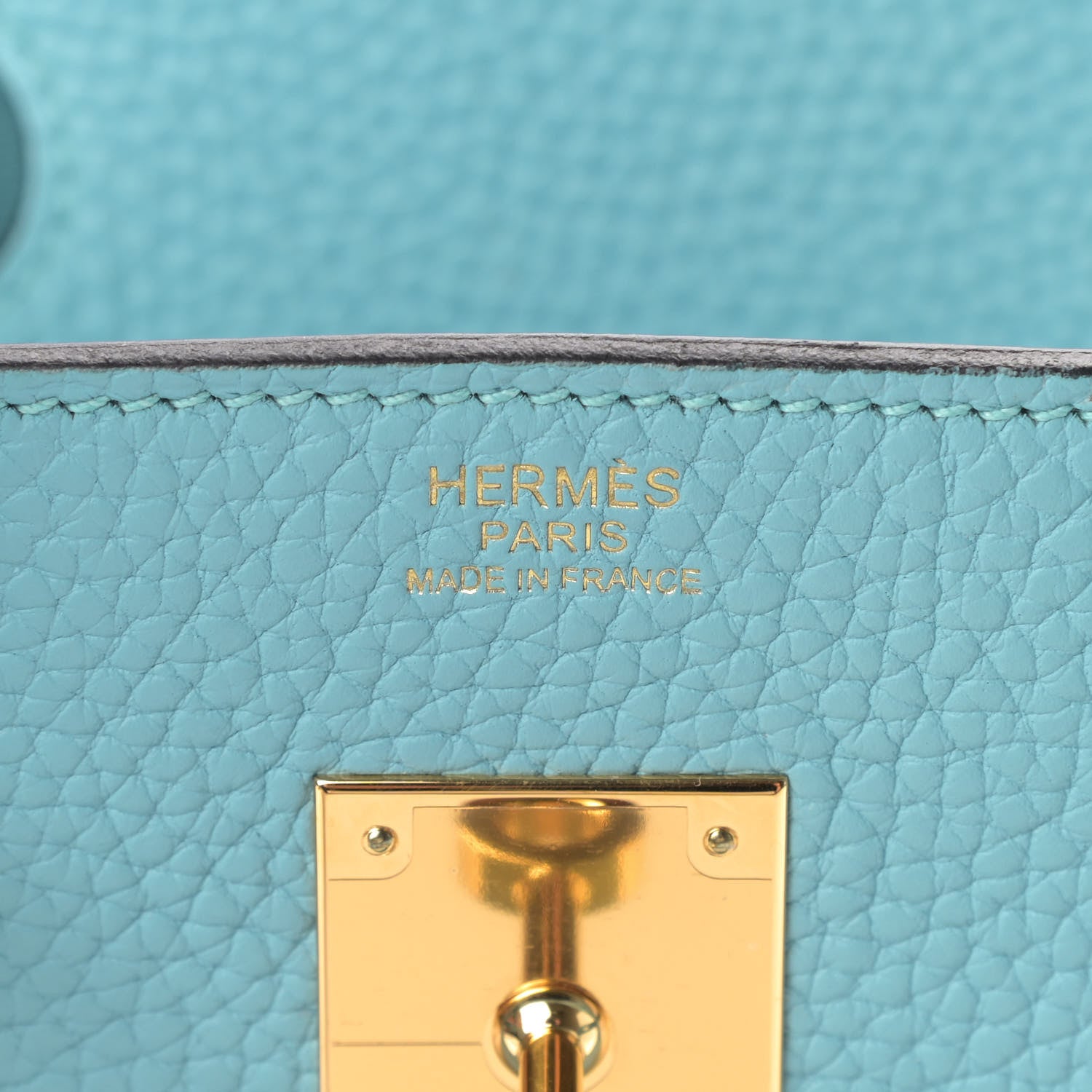 Hermes Taurillon Clemence Birkin 30 Bleu Atoll 7 of 12
