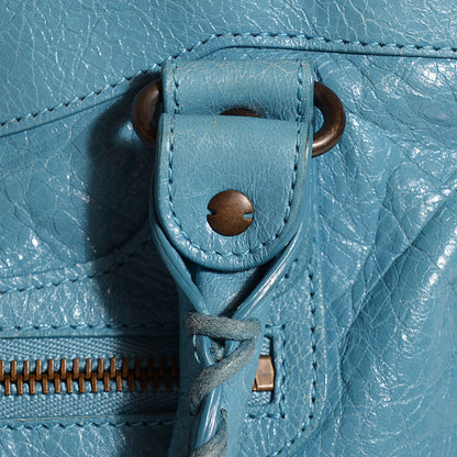 Balenciaga Agneau Classic Hardware Town Bleu Indigo 11 of 12