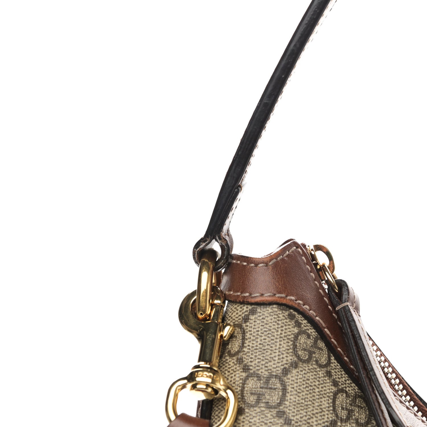 Gucci GG Supreme Monogram Linea A Hobo Brown 11 of 16