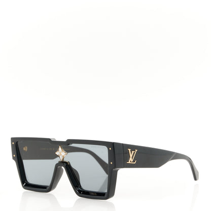Louis Vuitton Acetate Swarovski Crystal Cyclone Sunglasses Z1578W Black 1 of 9