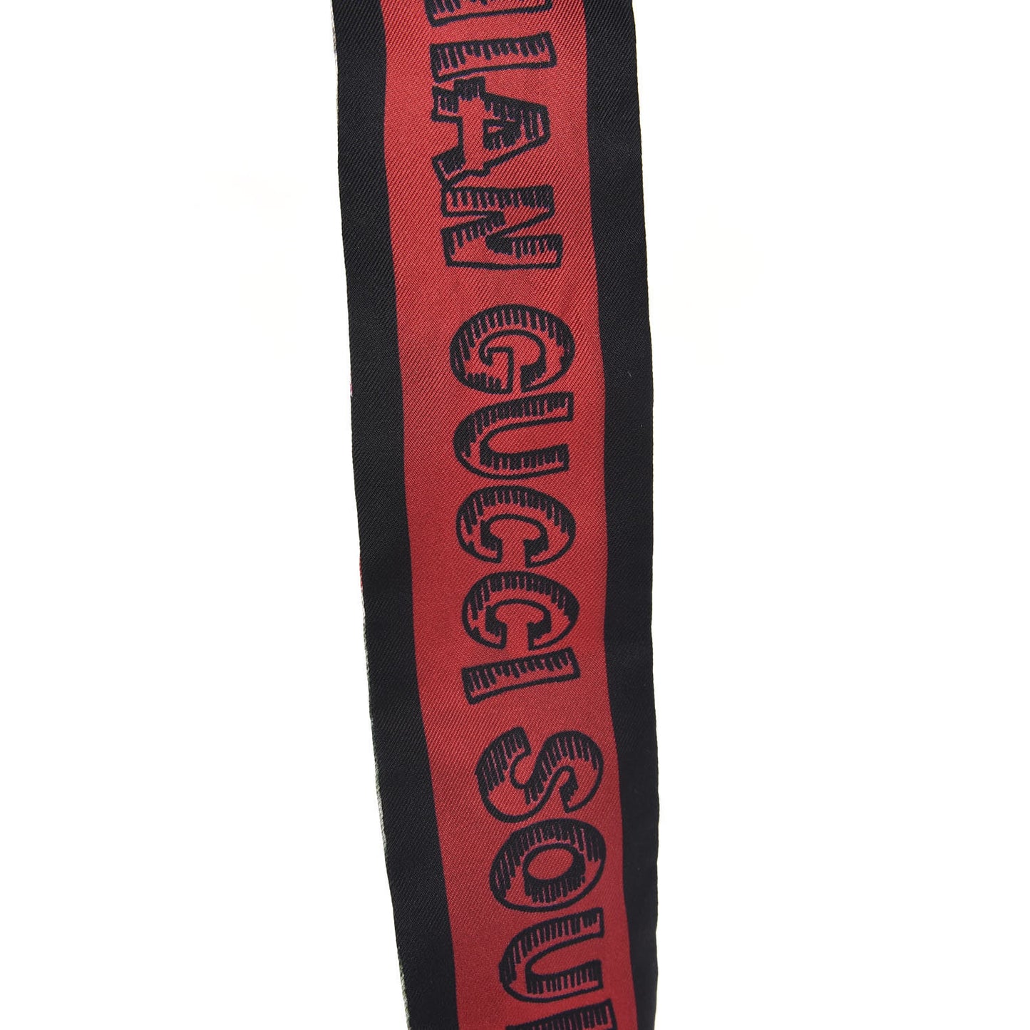 Silk Twill Haway Neck Bow Scarf Black