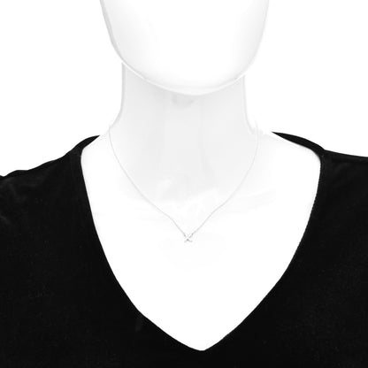 Tiffany Sterling Silver Paloma Picasso Graffiti X Pendant Necklace 2 of 4