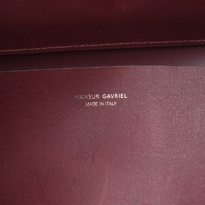 Mansur Gavriel Calfskin Mini Lady Bag Bordo 7 of 17