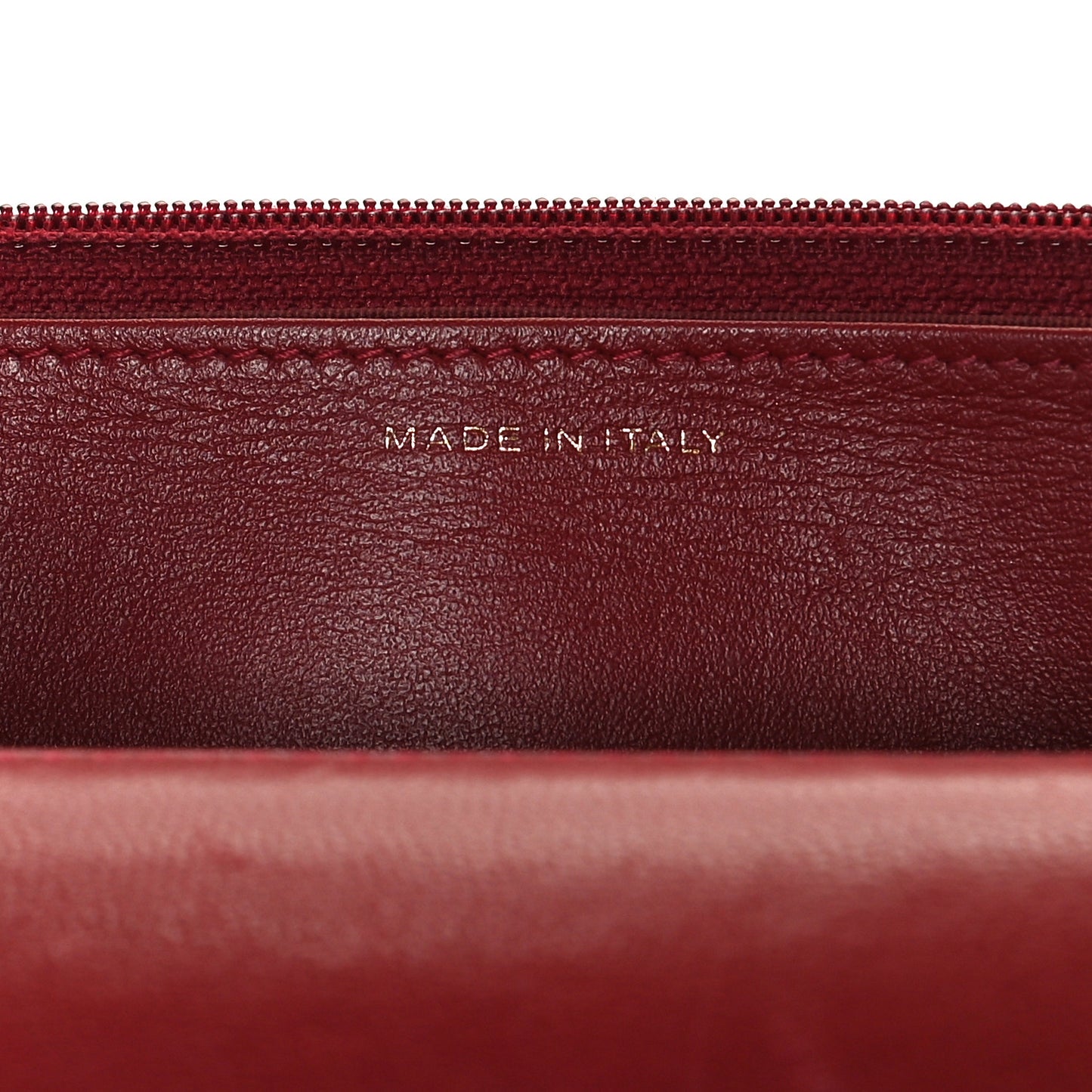 Goatskin Quilted Chanel 19 Wallet On Chain WOC Red