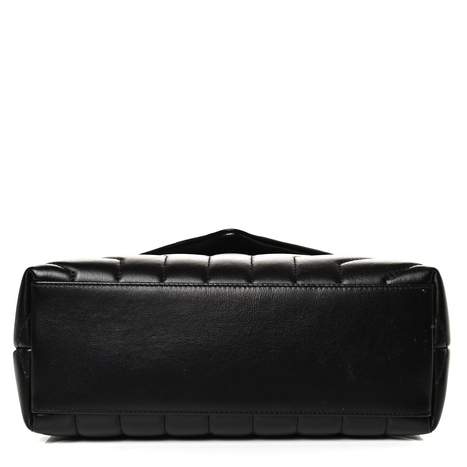 Saint Laurent Calfskin Y Quilted Monogram Small Loulou Chain Satchel Black 11 of 13