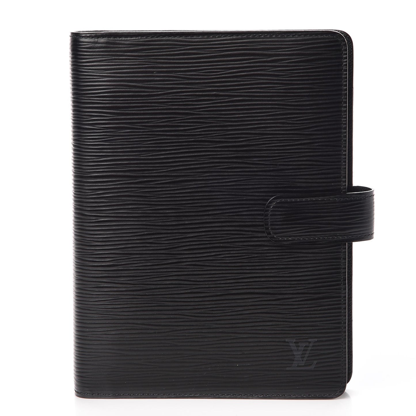 Epi Medium Ring Agenda Cover Black