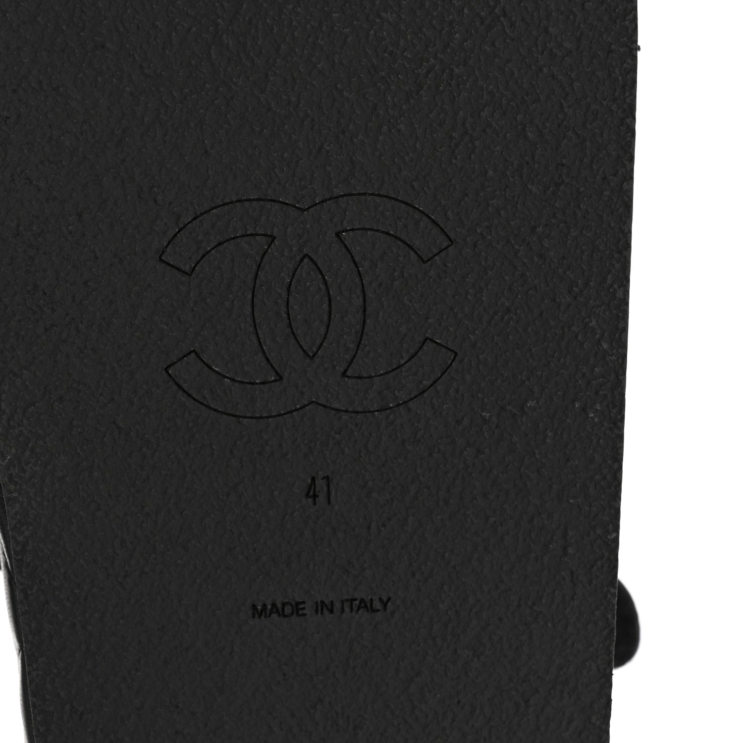 Chanel Lambskin Quilted Dad Sandals 41 Black 7 of 9