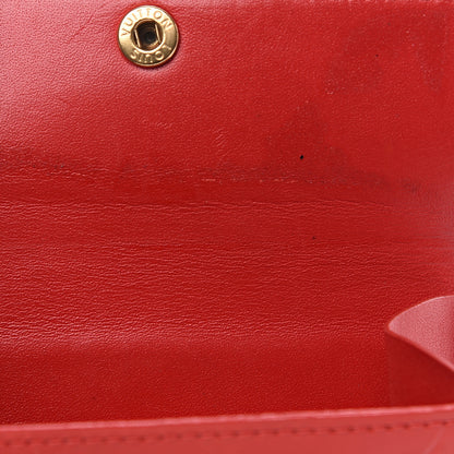 Louis Vuitton Vernis Ludlow Wallet Rouge 6 of 8