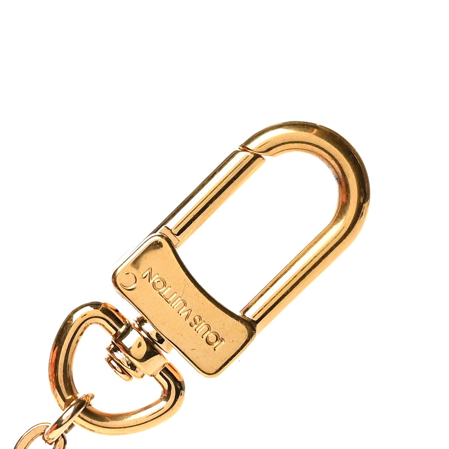 Louis Vuitton Brass Monogram Blooming Flowers Bag Charm Key Holder Rose Ballerine 5 of 5