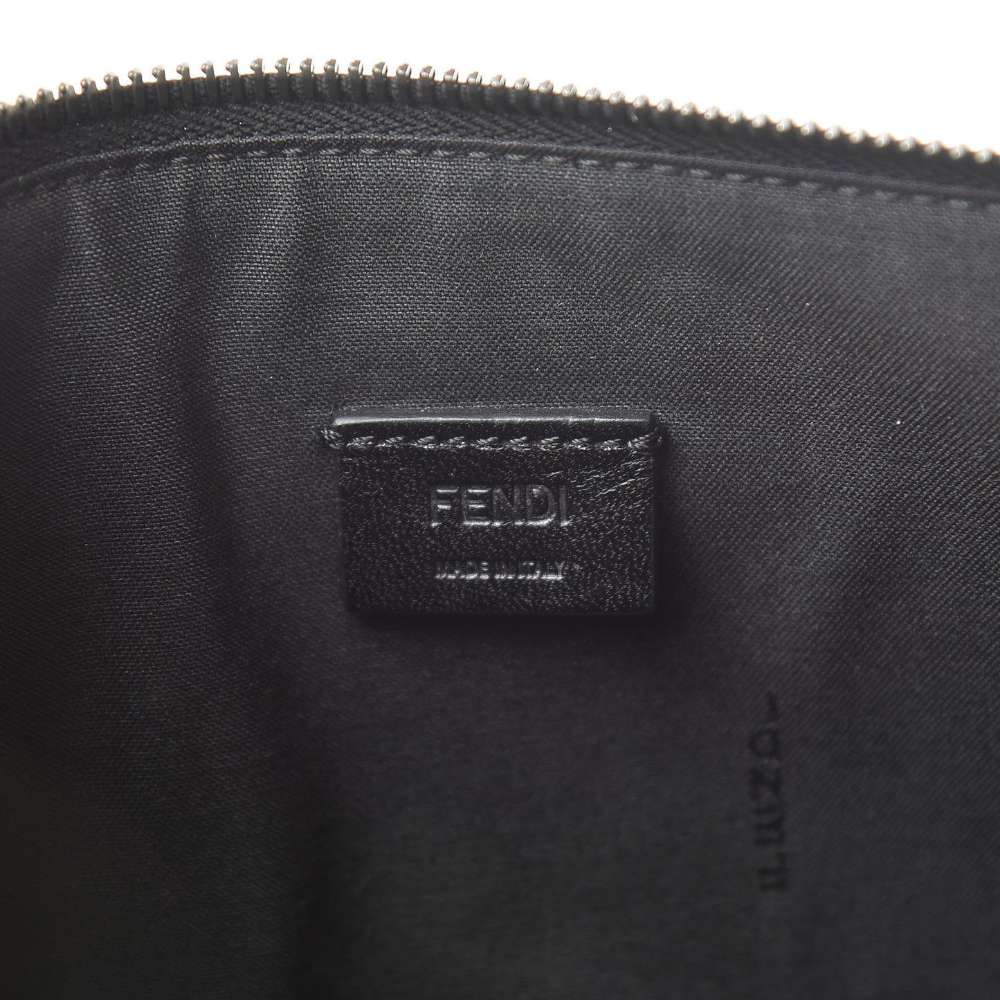Vitello Grace FF 1974 Embossed Pouch Black