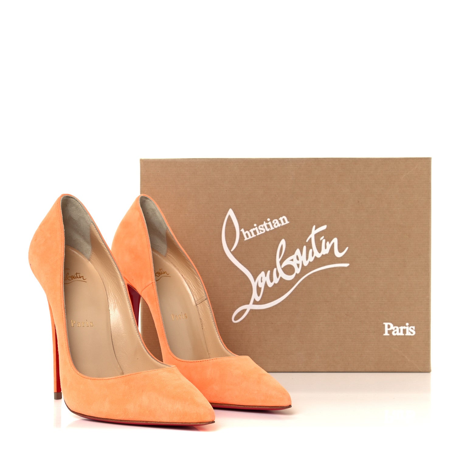 Christian Louboutin Suede So Kate 120 Pumps 37.5 Sunset 11 of 11