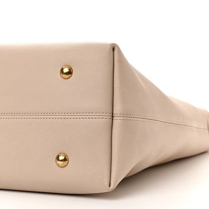 Louis Vuitton Grained Calfskin Low Key Hobo MM Limestone 12 of 13