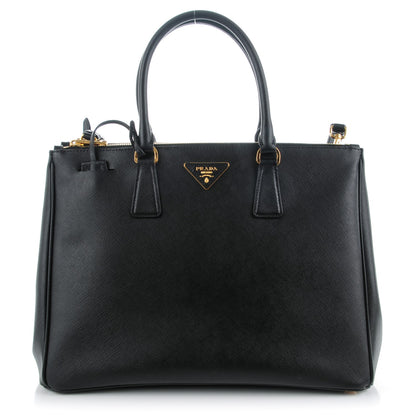 Prada Saffiano Large Galleria Double Zip Tote Black 1 of 9