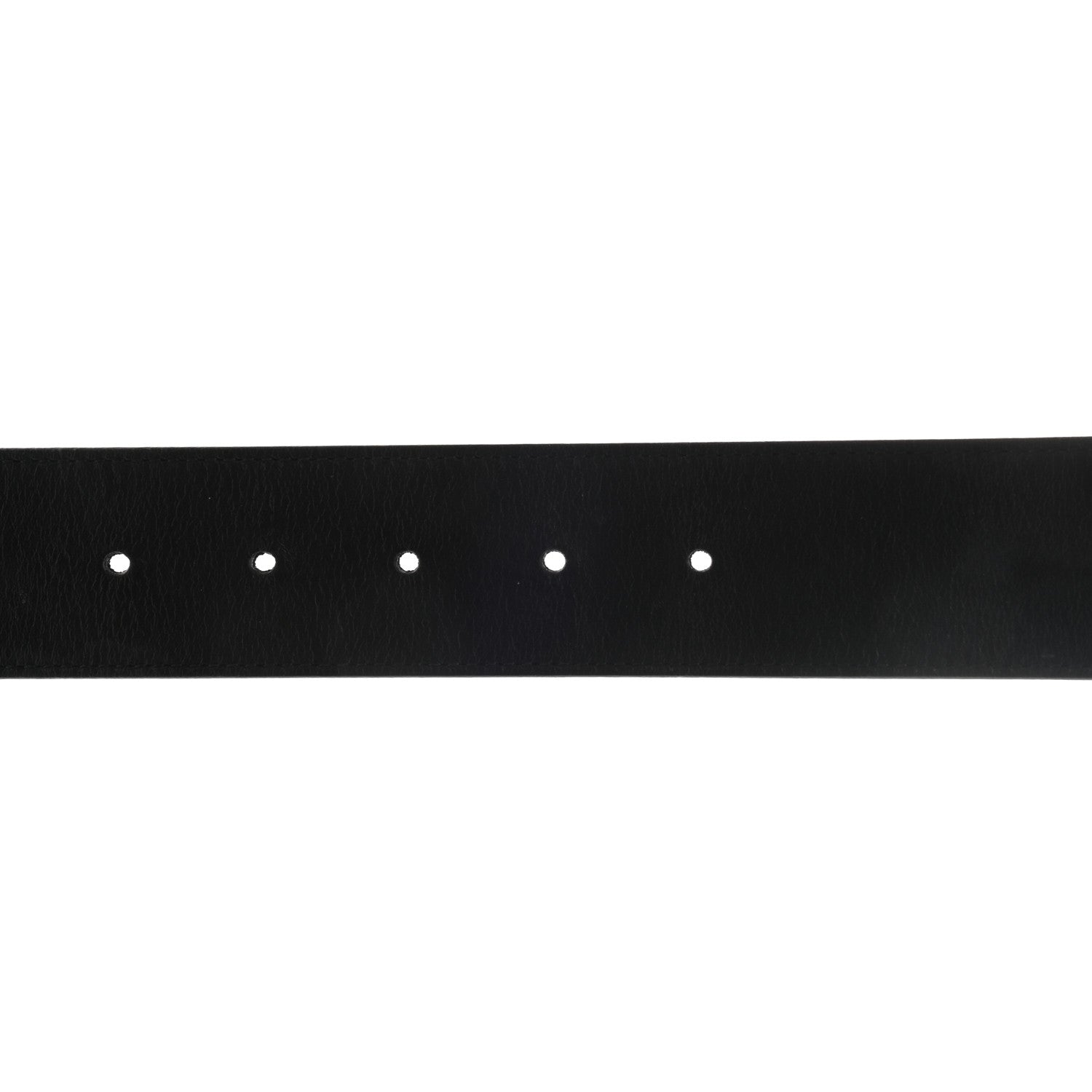 Gucci Moon Calfskin Pearl Double G 40mm Belt 80 32 Black Cream 4 of 5