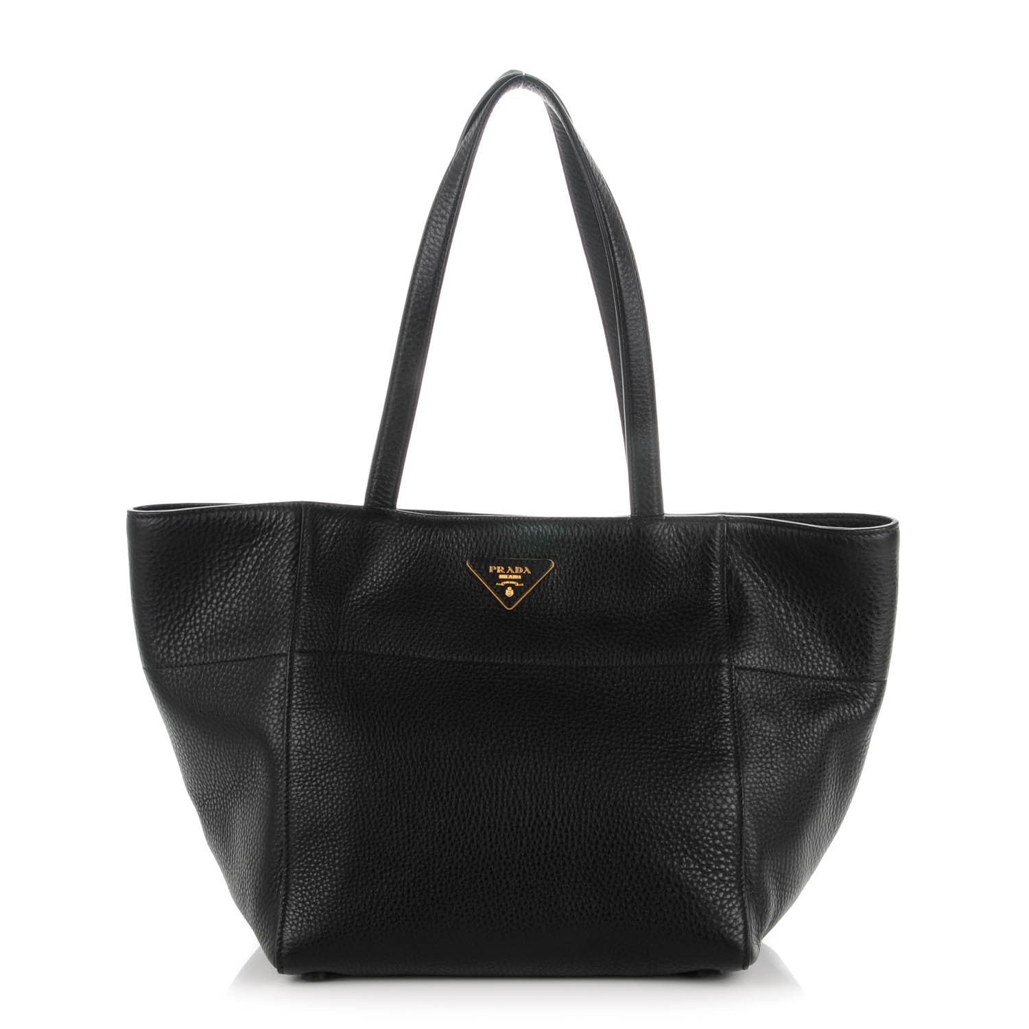 Prada Vitello Daino Tote Nero Black 1 of 10