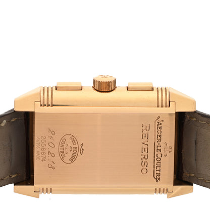 Jaeger-LeCoultre 18K Rose Gold Alligator 29mm Reverso Grande GMT Manual Winding Watch Q3022420 5 of 5