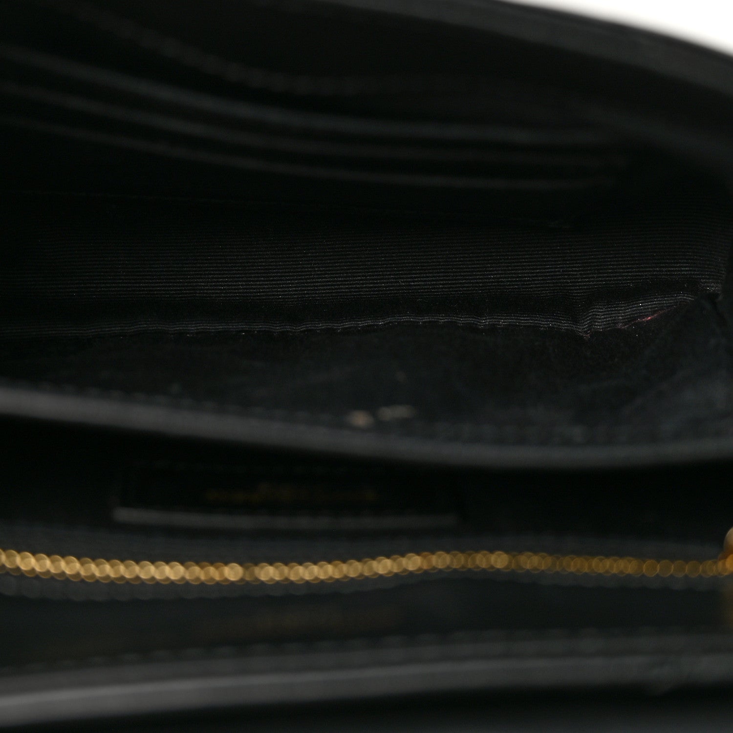 Saint Laurent Calfskin Y Quilted Monogram Toy Loulou Crossbody Bag Black 5 of 11