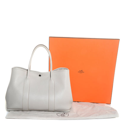 Hermes Fjord Garden Party Tote 36 MM Gris Perle 4 of 16