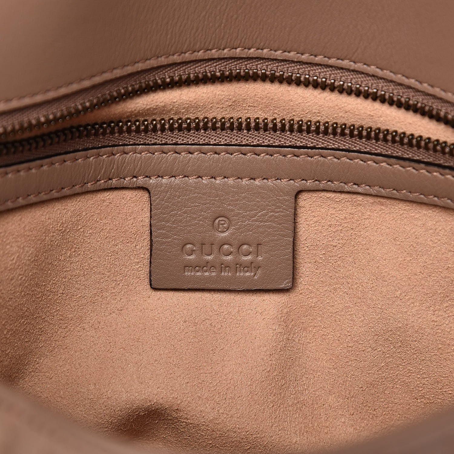 Gucci Calfskin Matelasse Studded Small Pearly GG Marmont Shoulder Bag Porcelain Rose 6 of 10