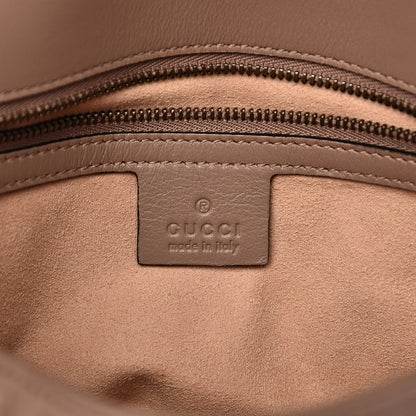 Gucci Calfskin Matelasse Studded Small Pearly GG Marmont Shoulder Bag Porcelain Rose 6 of 10