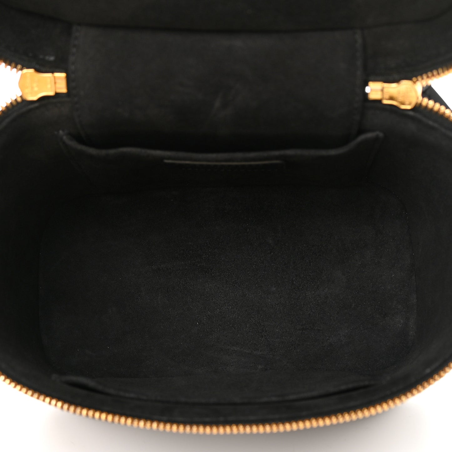 Lambskin Cannage Small Diortravel Vanity Case Black