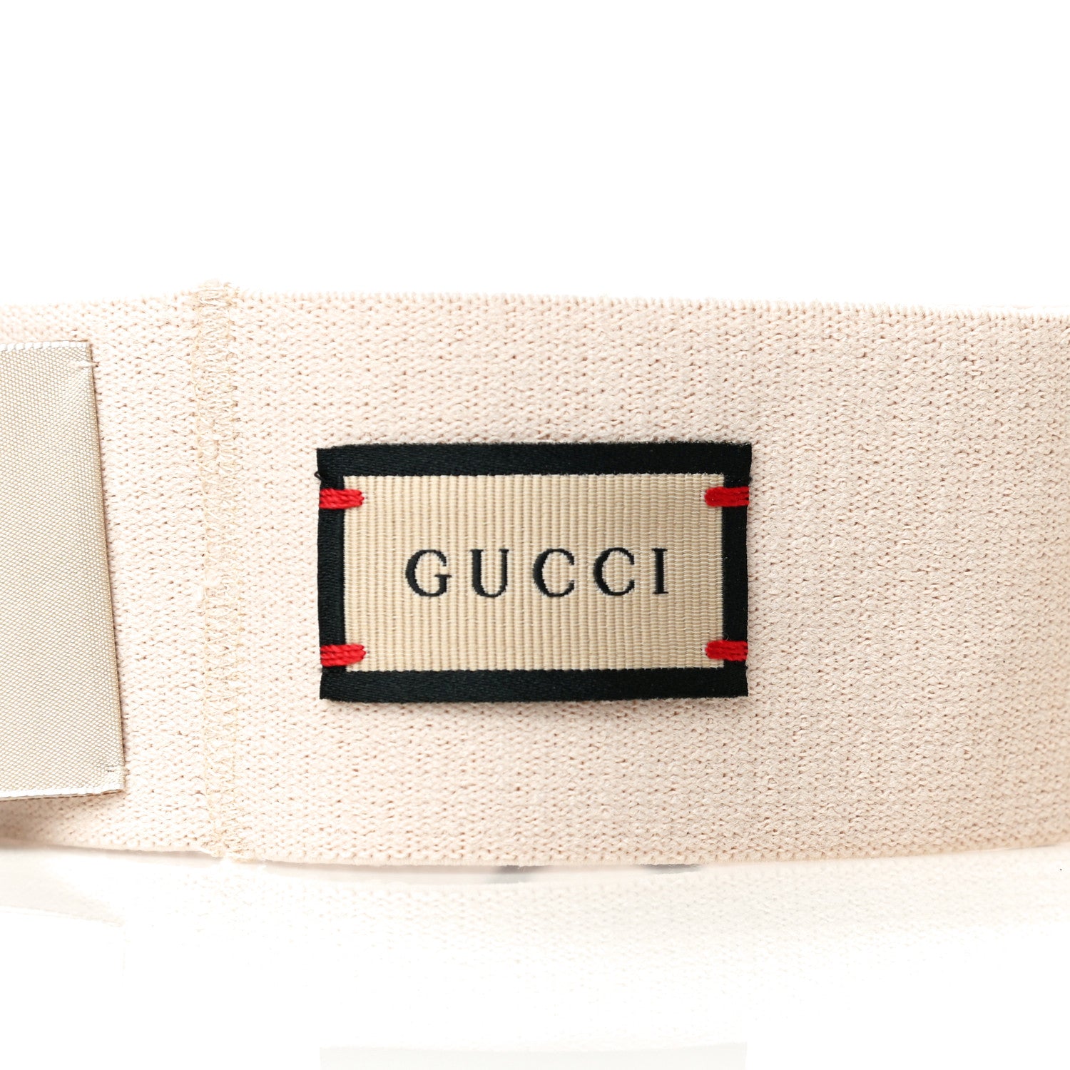 Gucci Cotton Elastic Gucci Logo Headband White 5 of 8