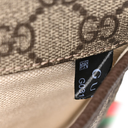 Gucci GG Supreme Monogram Neo Vintage Web Belt Bag Brown 7 of 10