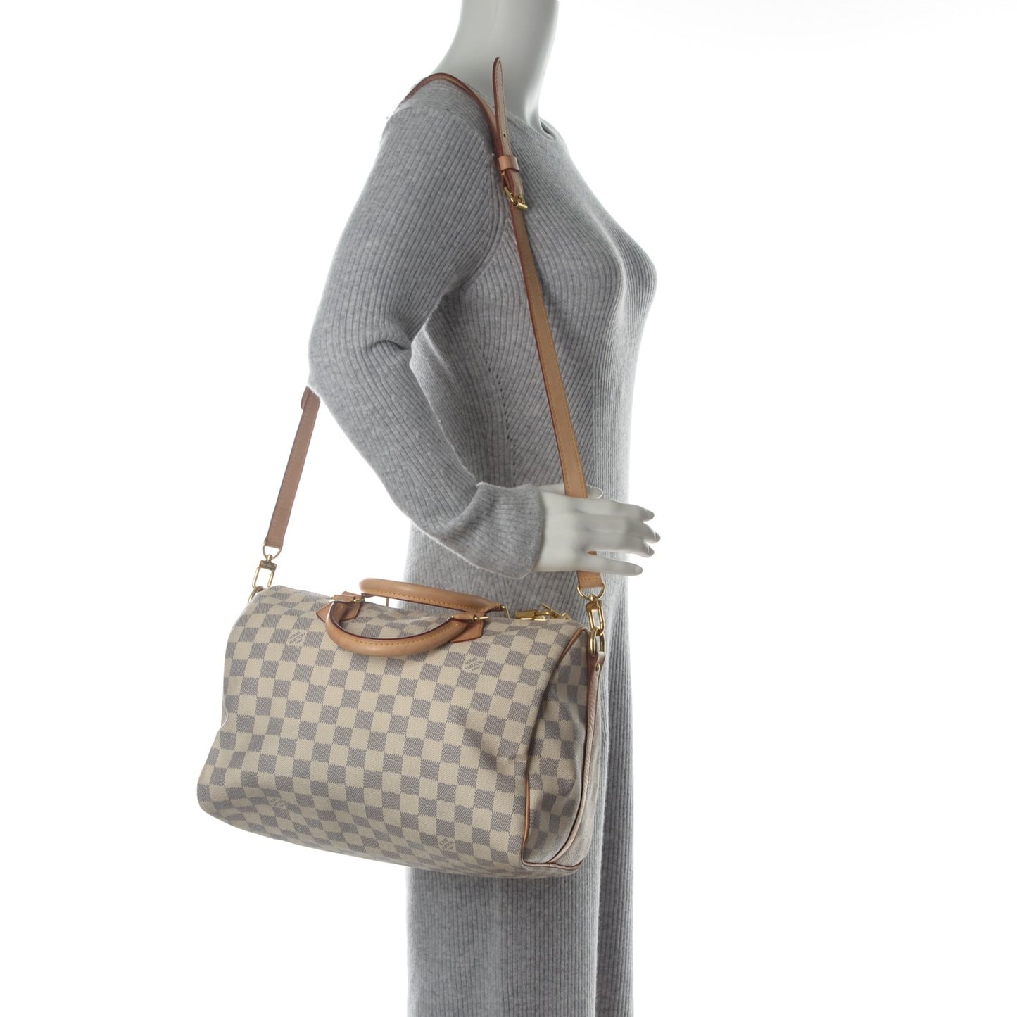 Damier Azur Speedy Bandouliere 30