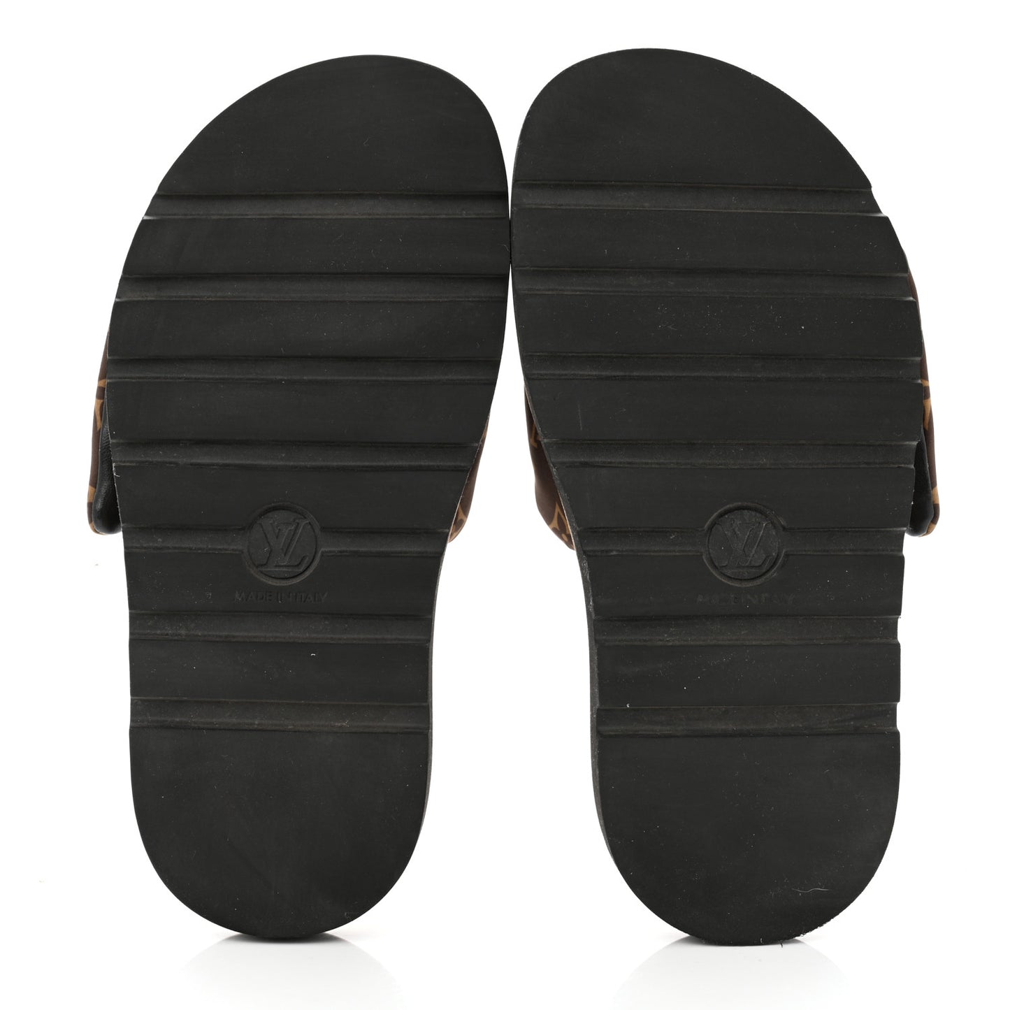 Nylon Monogram Pool Pillow Comfort Mule 37 Cacao Brown