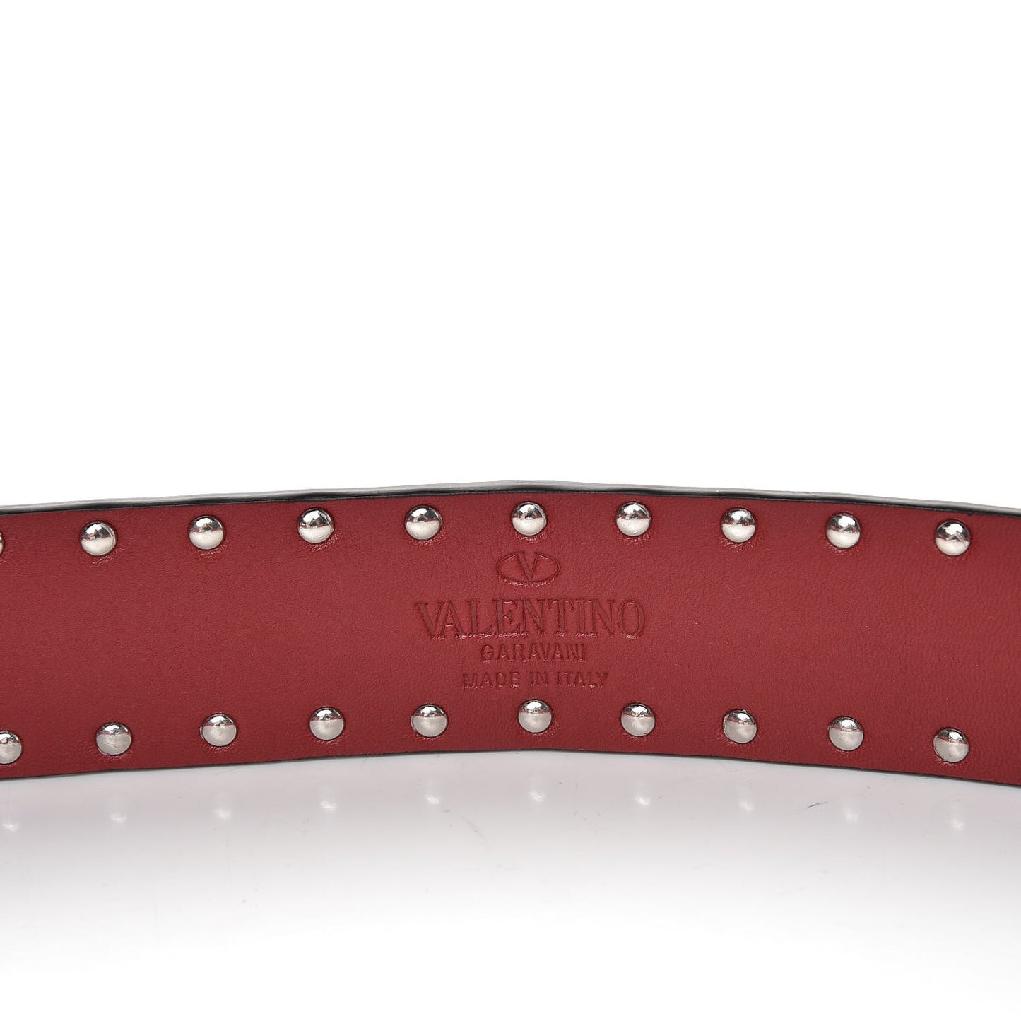 Lambskin Free Rockstud Spike Shoulder Strap Rosso Valentino