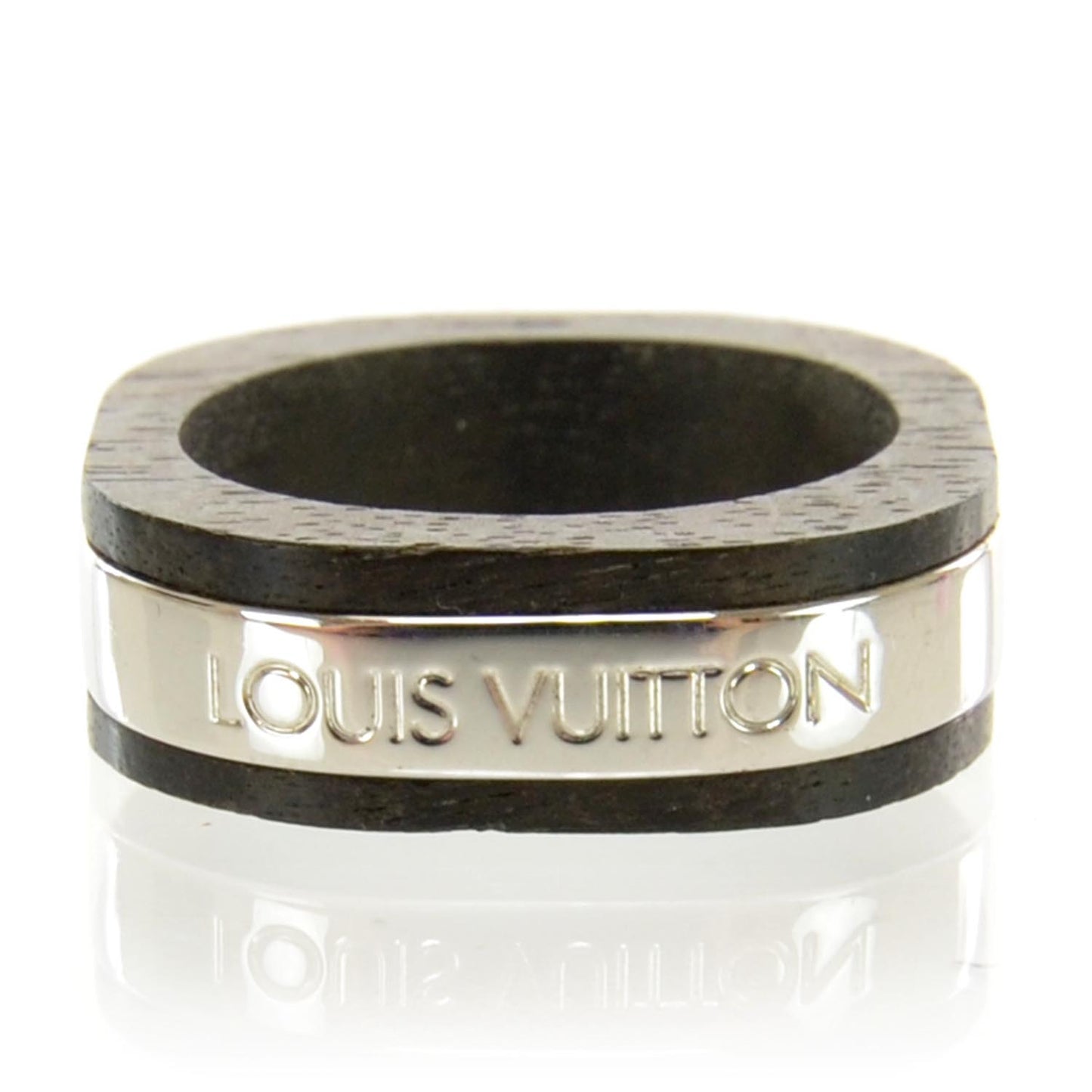 Mens Tiger Wood Bois et Metal Ring 9