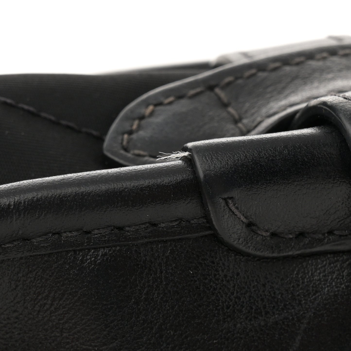 Nylon Calf Corsaire Bag Black