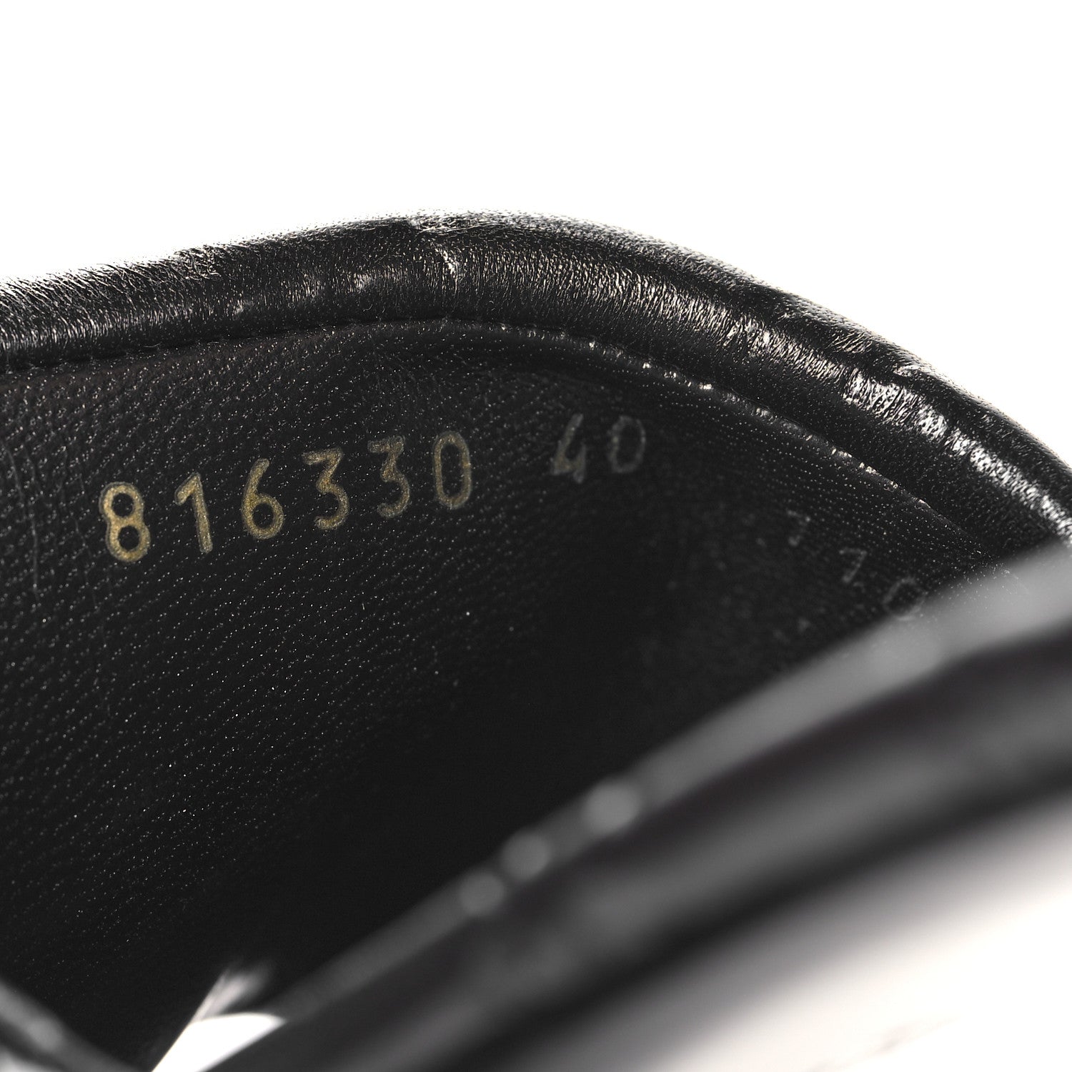Gucci Nappa Double GG Flat Slide Sandals 40 Black 7 of 9