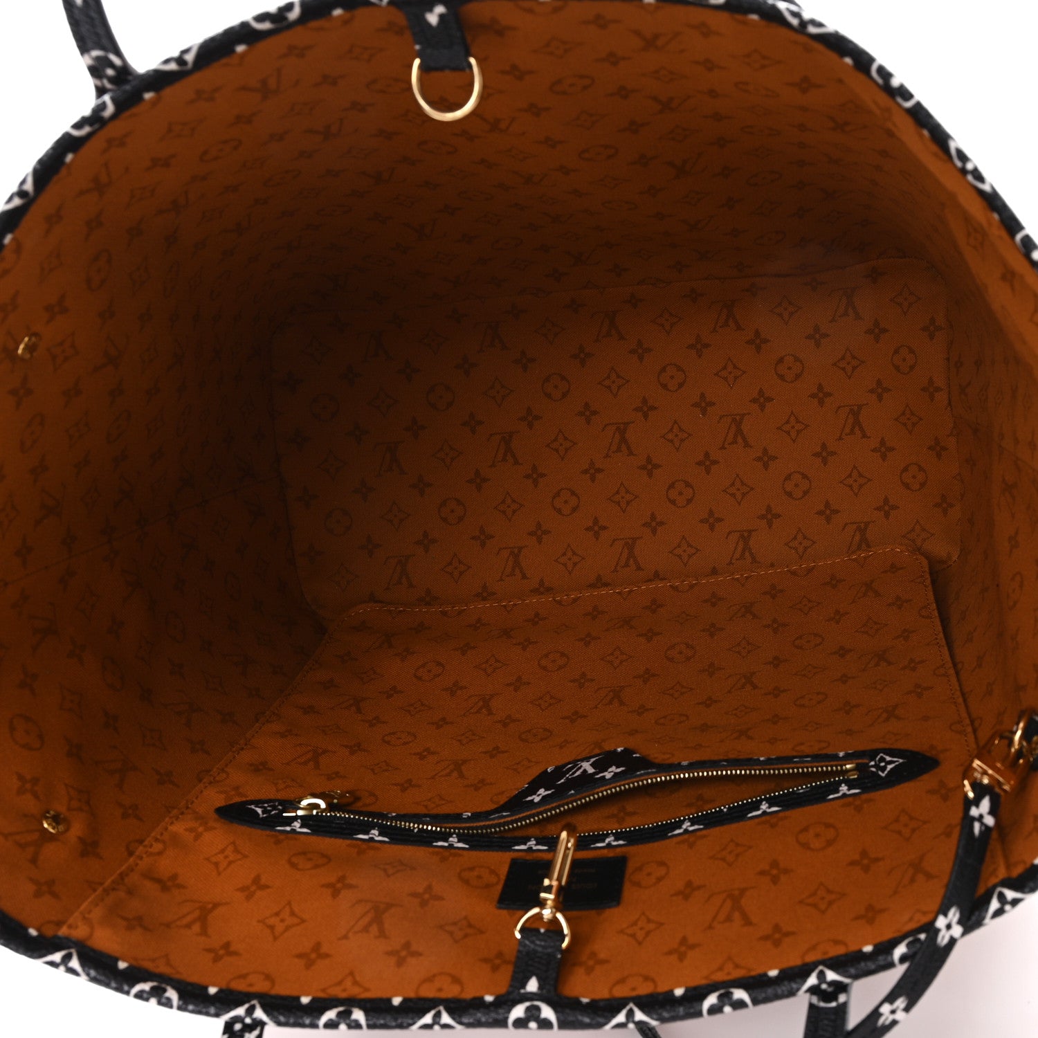 Louis Vuitton Monogram Giant Crafty Neverfull MM Creme Caramel Creme Caramel 6 of 12
