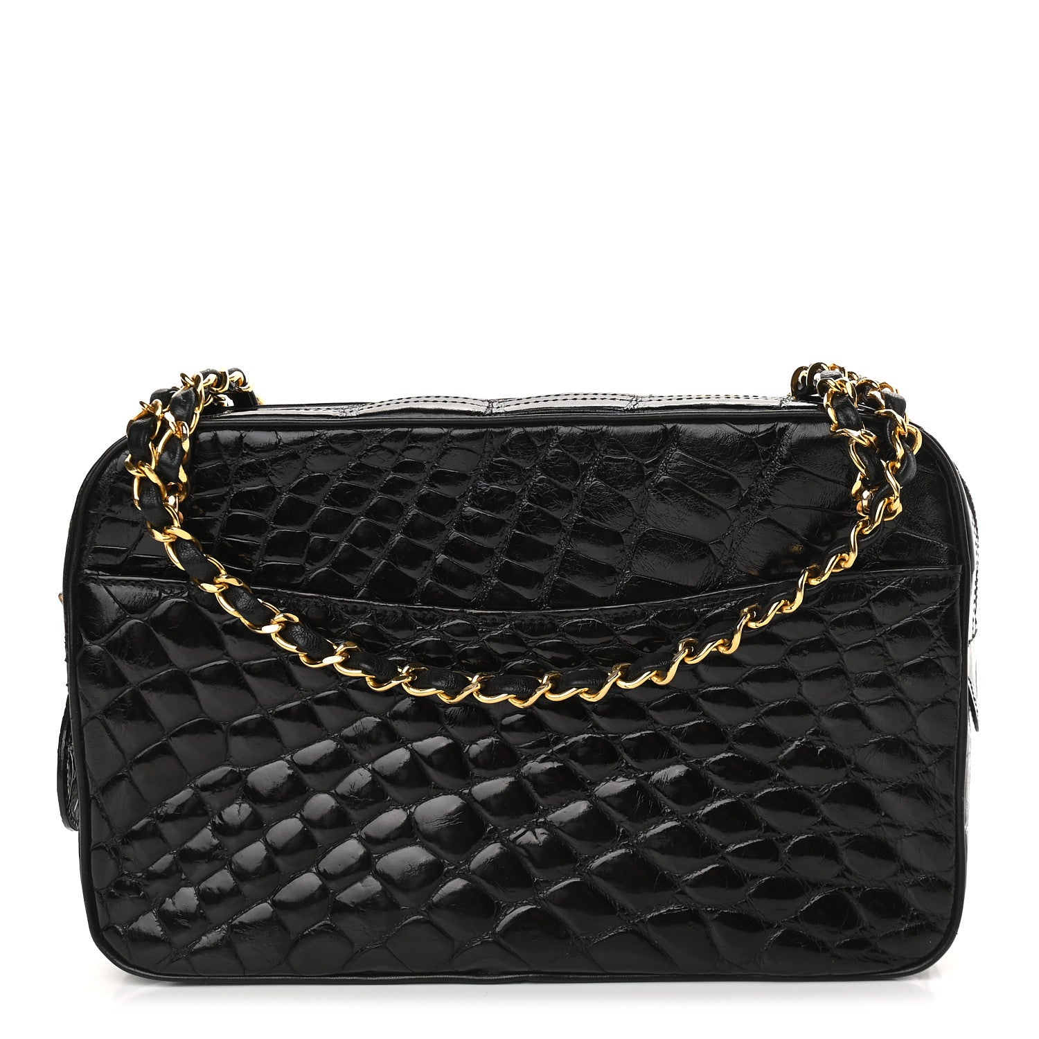 Chanel Alligator Camera Case Black 1 of 9