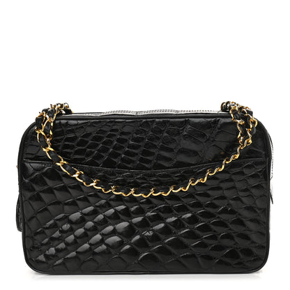 Chanel Alligator Camera Case Black 1 of 9