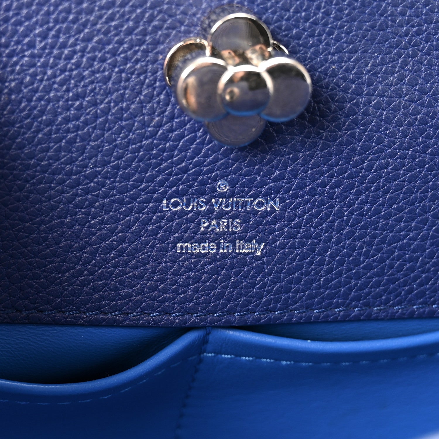 Louis Vuitton Veau Nuage Calfskin Astrid Blue 6 of 11