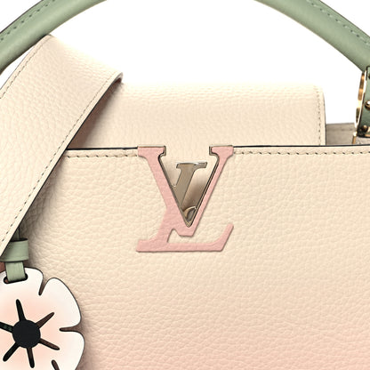 Louis Vuitton Taurillon Gradient Capucines BB Asnieres Green Rose 7 of 9