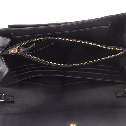 Alexander McQueen Calfskin Studded Skull Wallet on Chain Black 5 of 7