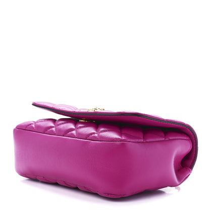 Versace Nappa Quilted Small Medusa Chain Crossbody Pink 10 of 12