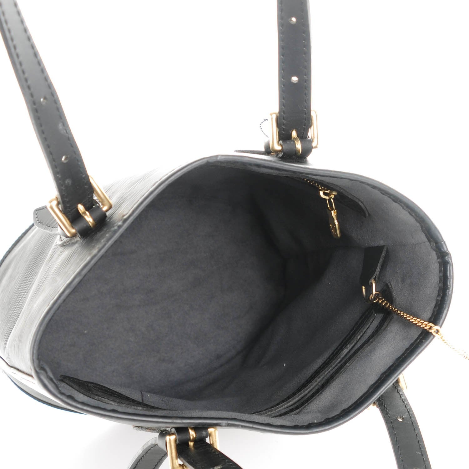 Louis Vuitton Epi Petit Bucket 23 Black 6 of 8