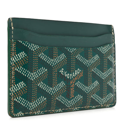 Goyard Goyardine Saint Sulpice Card Holder Green 3 of 7