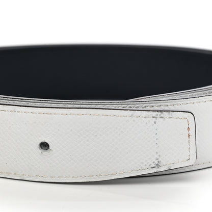 Hermes Epsom 32mm Belt Strap 85 Black White 6 of 6