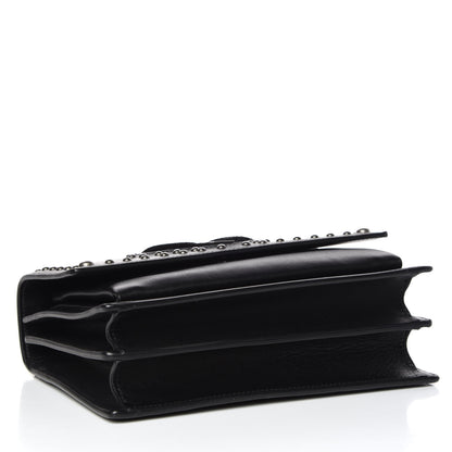 Saint Laurent Grained Calfskin Studded Medium Monogram Heart Sunset Black 4 of 11