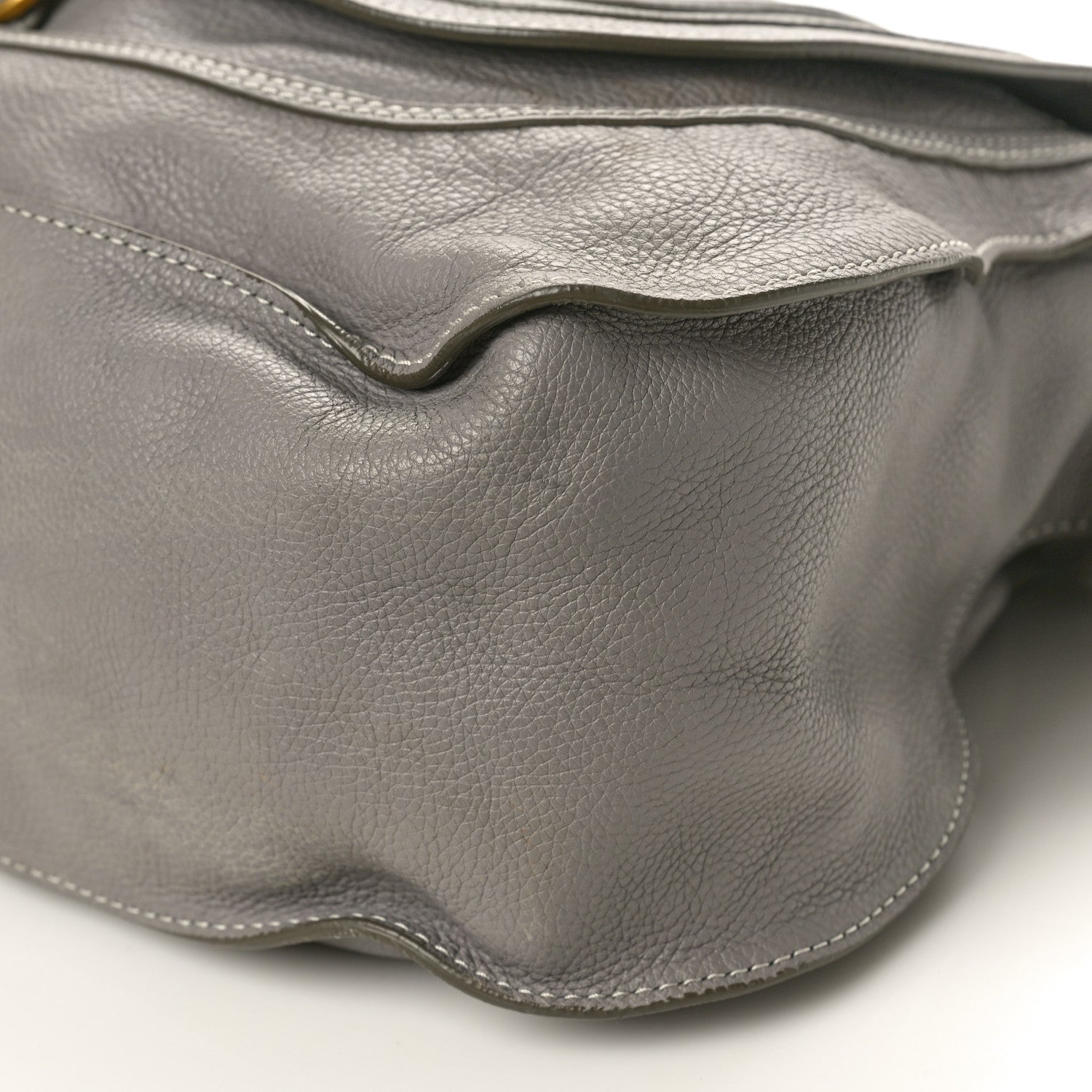 Chloe Calfskin Large Marcie Satchel Cashmere Grey 10 of 10