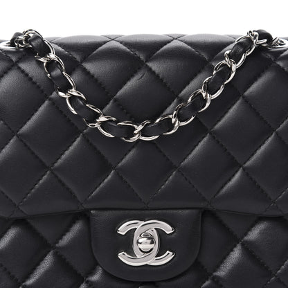 Chanel Lambskin Quilted Mini Square Flap Black 11 of 12
